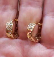 18kt. aranyozott kariká fulbevalo