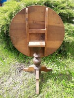 Antik biedermeier felnyitható asztal.