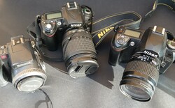 3 db Digitális Nikon Fényképezőgép