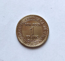 Franciaország 1 Franc / Frank 1922.