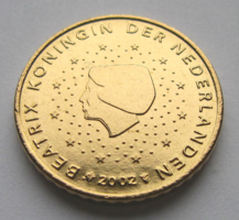 Hollandia – 50 Euro cent – 2002 – Beatrix királynő