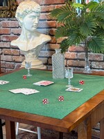 Biedermeier kártya asztal, játékasztal.