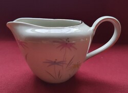 Winterling Marktleuthen Bavaria német porcelán tej tejszín kiöntő virág mintával
