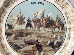 Zsolnay porcelán fali tányér 30cm.