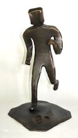 Running Figure Metal Sculpture, Iron Sculpture 20 cm Tall
