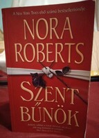 Nora Roberts Szent Bűnök Paperback book 395 pages in Hungarian in good condition