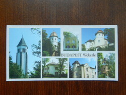 Képeslap - Budapest Wekerle telep - mozaik