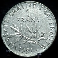 Franciaország 1 frank, 1991 A05B5