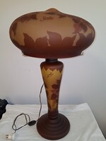 Ritka Gyönyörű hatalmas Gallé lámpa 80 cm magas kitűnő állapotban