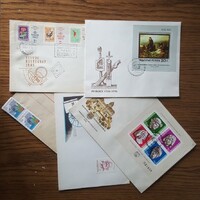 FDC. Levelezőlap, Boríték kupac / Használatlan