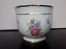 Gyönyörű Hollóházi porcelán Hajnalkás kaspó
