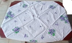 Vintage nefelejts mintás terítő - asztalterítő - nefelejcses terítő
