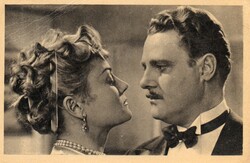 Képeslap: Színészek, Temesi Hédi és Ungvári László.