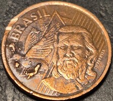Brazília 5 centavo, 2012.