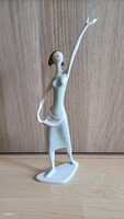 Hollóházi porcelán Almaszedő