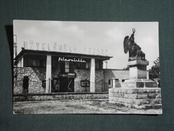 Képeslap,Tarcal,művelődési ház,mozi,emlékmű látkép,részlet,1968-