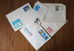 FDC. Levelezőlap, Boríték kupac / Használatlan