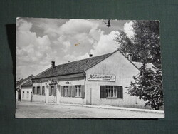 Képeslap,Tokaj,ÁFÉSZ halászcsárda látkép,részlet,1965-