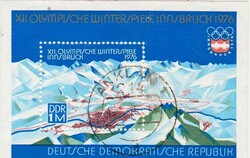 Németország / DDR / emlékbélyeg blokk 1975