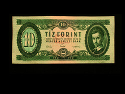 10 FORINTOS - 1962 - KÁDÁR CÍMERREL ..6. sorozatból - nagyon szép!