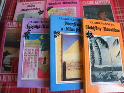 Claire Kenneth 7 db könyv: Neonfény a Nílus; Május Manhattanben; Holdfény Hawaiiban.......
