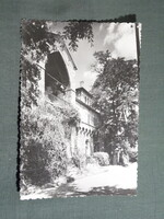 Képeslap,Tata,Zsigmond vár látkép,részlet,1958-
