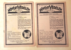 NövényVédelem M.Kir.Földmívelésügyi Minisztérium Növényegészségügyi hivatalos lapja 1942 2db egyben