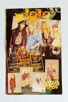 Poison amerikai rockegyüttes képeslap