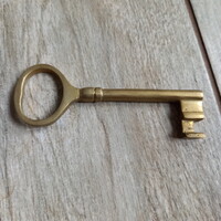 Szép régi réz kulcs II. (11,1x4,8 cm)