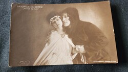 Cca. 1918 BAJOR GIZI BEREGI OSZKÁR RÓMEÓ ÉS JÚLIA NEMZETI SZINHÁZ BUDAPEST KORABELI ERDETI FOTÓ LAP