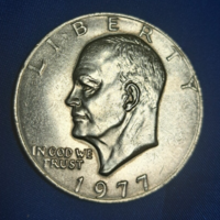 1977. Eisenhower 1 dollár USA  (345)