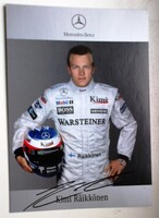 Gyűjtőknek szurkolói kép 2005 ből ,Kimi Raikkönen kép  eladó