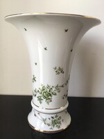 Hollóházi Erika mintás porcelán váza 25cm.