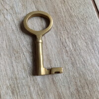Szép régi réz kulcs I. (7,2x4,3 cm)