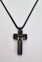 Swarovski Bengáli kereszt medál
