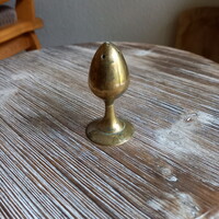 Érdekes régi réz füstölő tartó (7x3,7 cm)