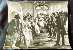 1957 RUTTKAI BESSENYEI KÁLLAI CSÁSZÁR PARANCSÁRA FILM EREDETI EZÜST ZSELATINOS REKLÁM FOTÓ
