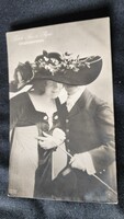 1914 FEDÁK SÁRI ZSAZSA DIVA PRIMADONNA CIGÁNYSZERELEM EREDETI FOTÓLAP KÉP STRELINSKY FOTÓ