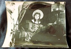 1957 RUTTKAI ÉVA CSÁSZÁR PARANCSÁRA FILM EREDETI EZÜST ZSELATINOS REKLÁM FOTÓ