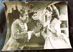 1957 RUTTKAI HLATKY L. SOMOGYI ERZSI CSÁSZÁR PARANCSÁRA FILM EREDETI EZÜST ZSELATINOS REKLÁM FOTÓ