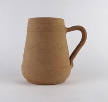 1V229 Vászoncserép söröskorsó 15 cm