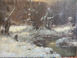 Neogrády A - Téli erdő..73x100cm