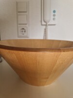 Ikea 28cm átmérőjű fa kínáló tál