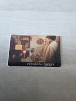 2001 - es  telefonkártya, Magyar népszokások Betlehemezés gyűjtőknek.