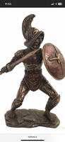 Gladiátor bronzirozott szobor 26cm