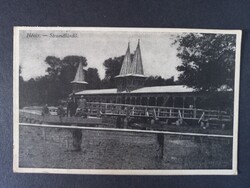 Régi képeslap Hévíz Strandfürdő 1925