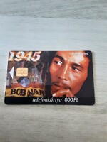 2001 - es  telefonkártya, A zene világa Bob Marley gyűjtőknek.