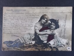 Régi képeslap Fedák Sári -Medgyaszay Vilma  "János Vitéz" 1905