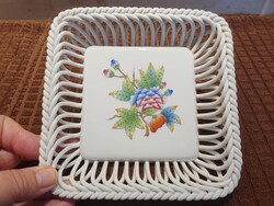 Herendi VBO Viktória mintás áttört tálka 15 cm