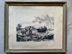 Nechánszky József: Fonyódi halászok